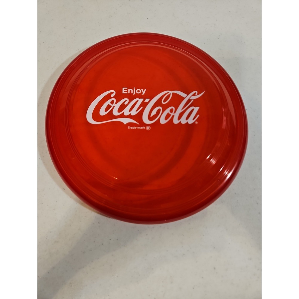 Coca Cola Flying Disc Frisbee Enjoy Coca‎ Cola Red New